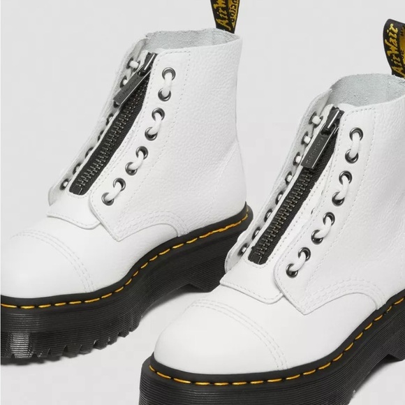 COPY - White Dr Martens - Sinclair (two style in one) Boot - Picture 2 of 5